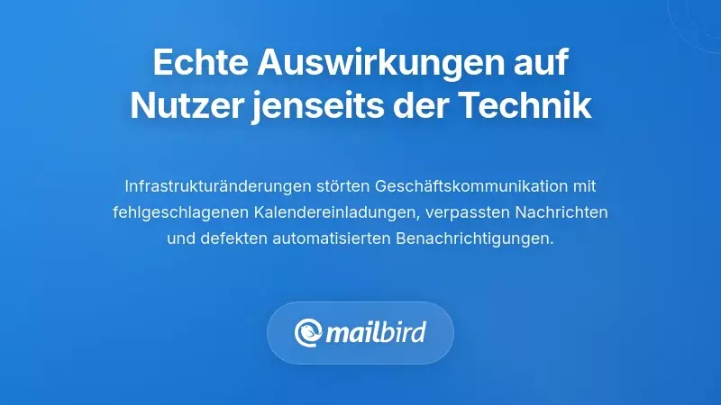 Die tats&auml;chlichen Auswirkungen auf die Benutzer: &Uuml;ber technische St&ouml;rungen hinaus