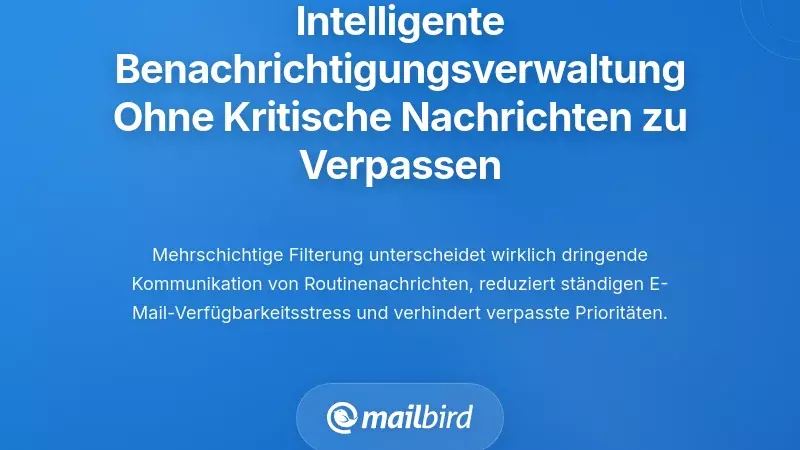 Intelligentes Benachrichtigungsmanagement ohne das Verpassen wichtiger Mitteilungen