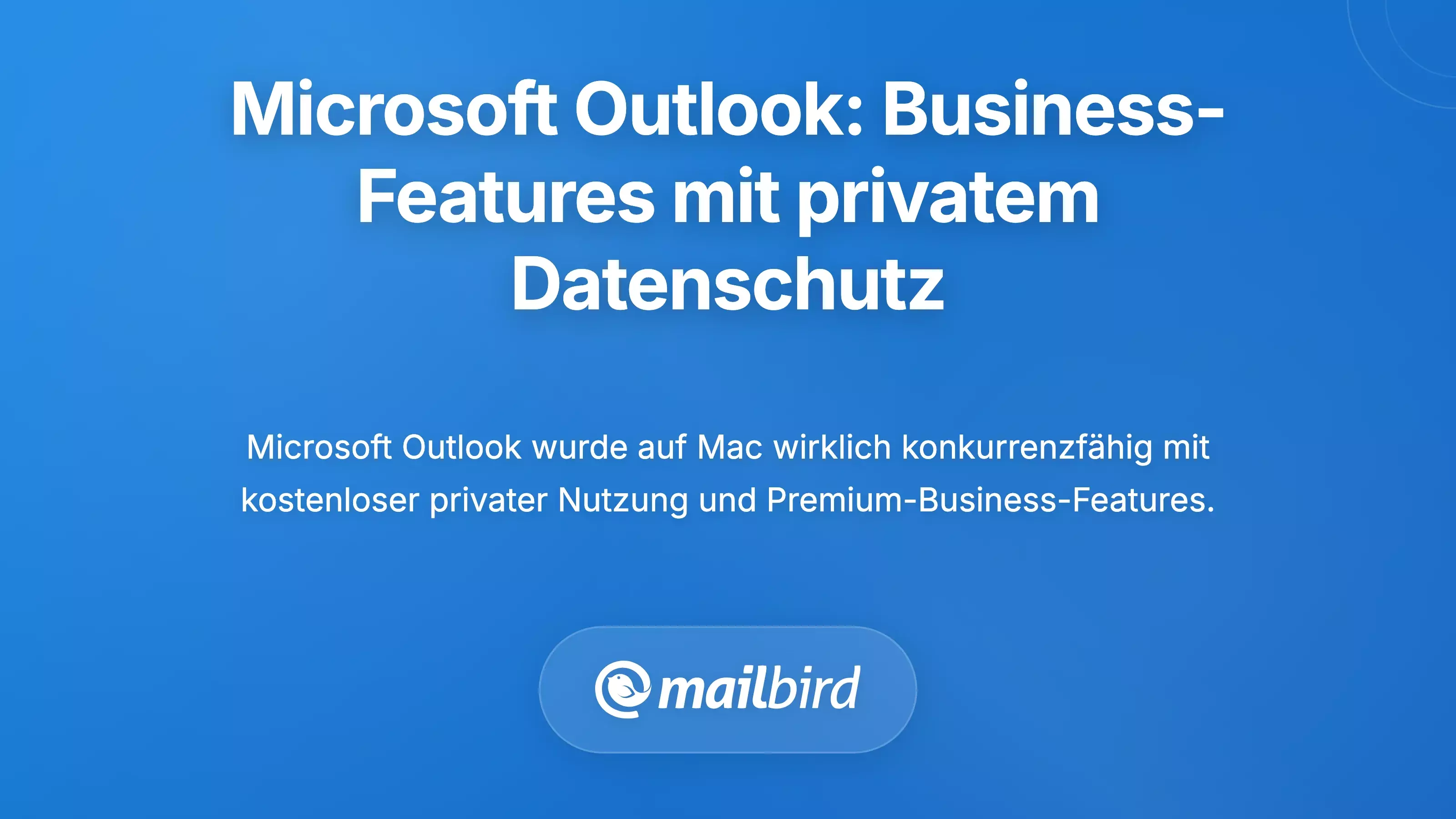 Microsoft Outlook: Funktionen auf Unternehmensebene mit persönlicher Privatsphäre