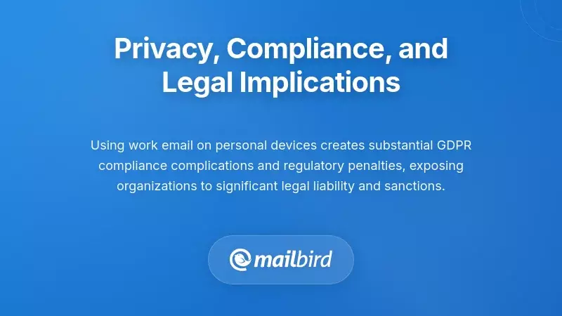 Business professional reviewing compliance documents on personal device highlighting legal risks