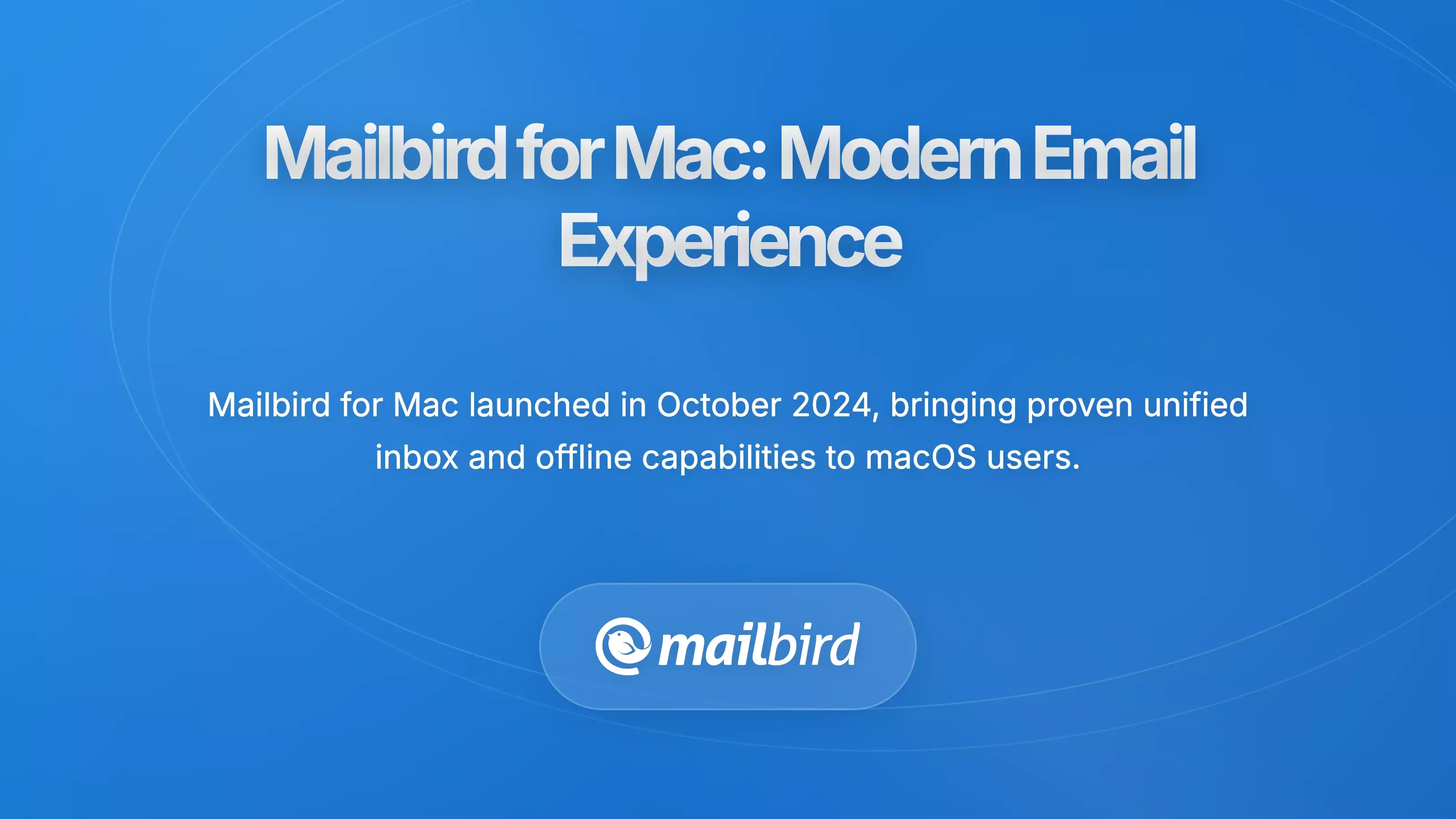 Mailbird for Mac email client interface featuring unified inbox and Zoho Mail integration capabilities