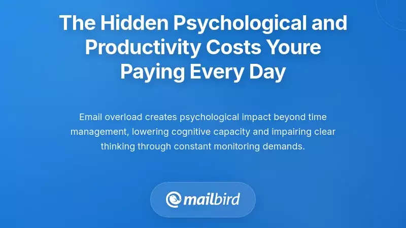 The Hidden Psychological and Productivity Costs You're Paying Every Day