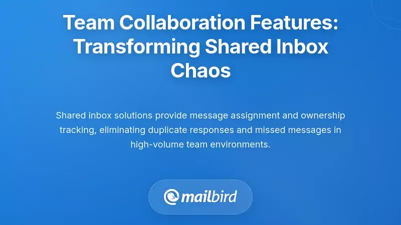 Team Collaboration Features: Transforming Shared Inbox Chaos