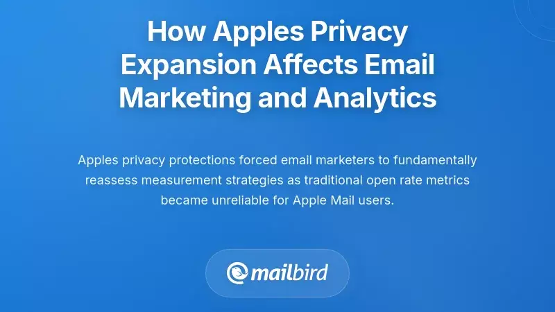 How Apple's Privacy Expansion Affects Email Marketing and Analytics