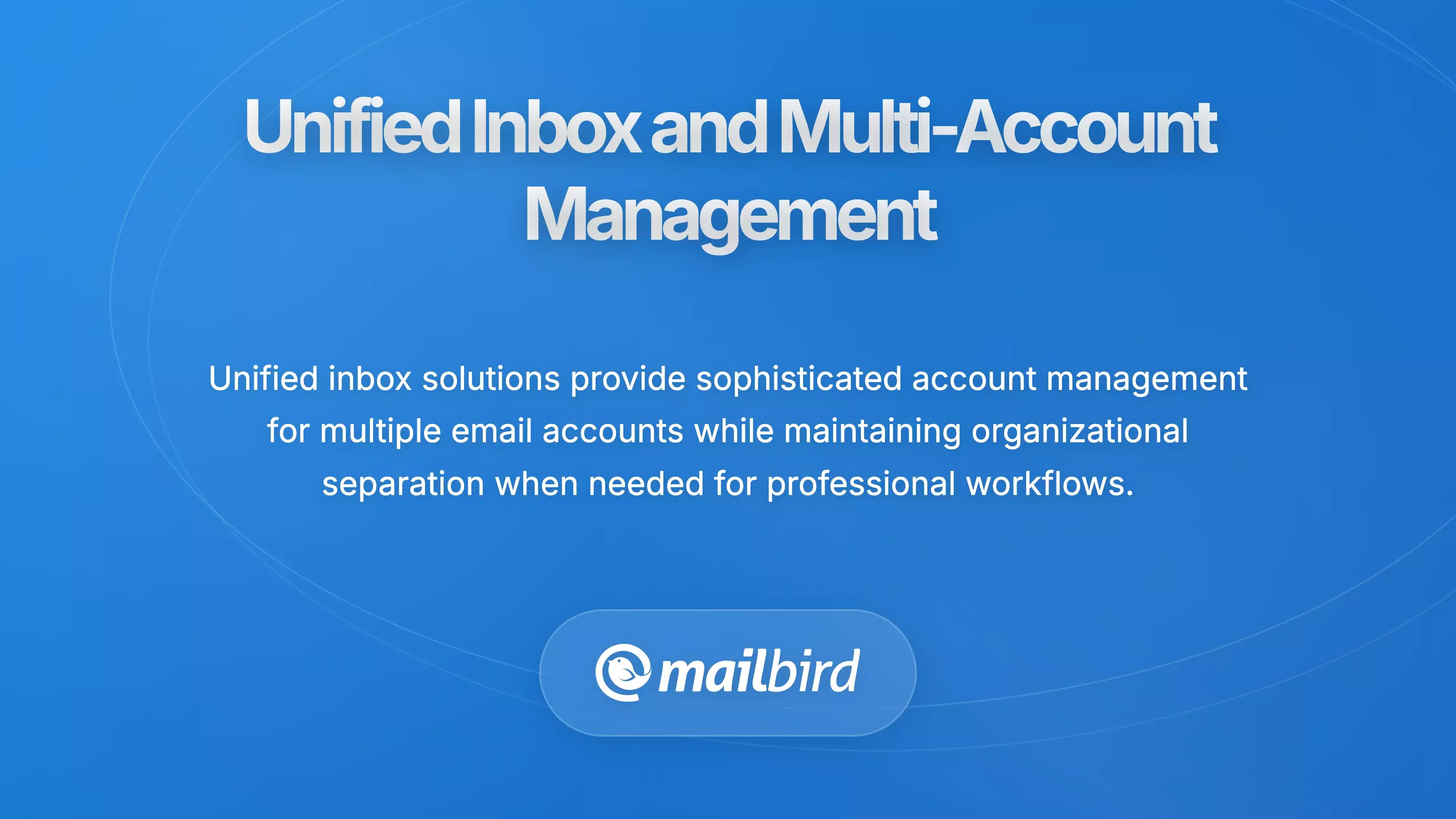 Unified inbox interface displaying multiple email accounts in single Mac email client view