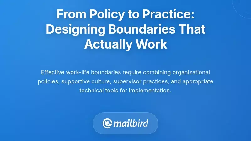 From Policy to Practice: Designing Boundaries That Actually Work