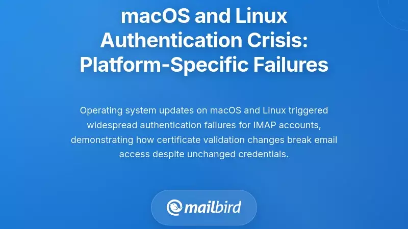 macOS and Linux Authentication Crisis: Platform-Specific Failures