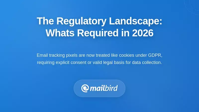 Email tracking regulations and compliance requirements chart for 2026 legal landscape