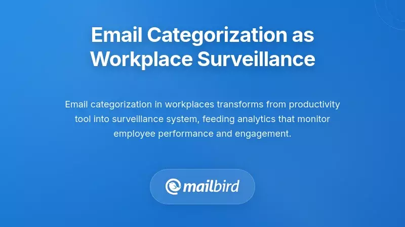Workplace email surveillance through automated categorization and monitoring tools