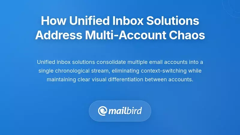 How Unified Inbox Solutions Address Multi-Account Chaos