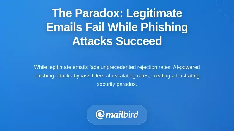 The Paradox: Legitimate Emails Fail While Phishing Attacks Succeed