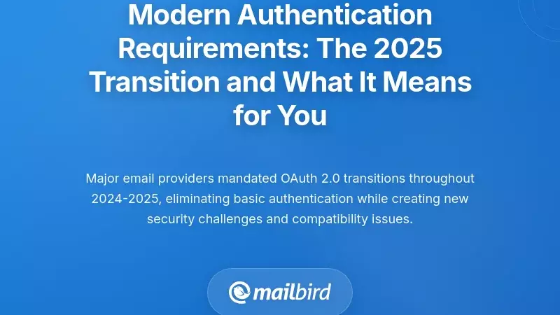 Modern Authentication Requirements: The 2025 Transition and What It Means for You