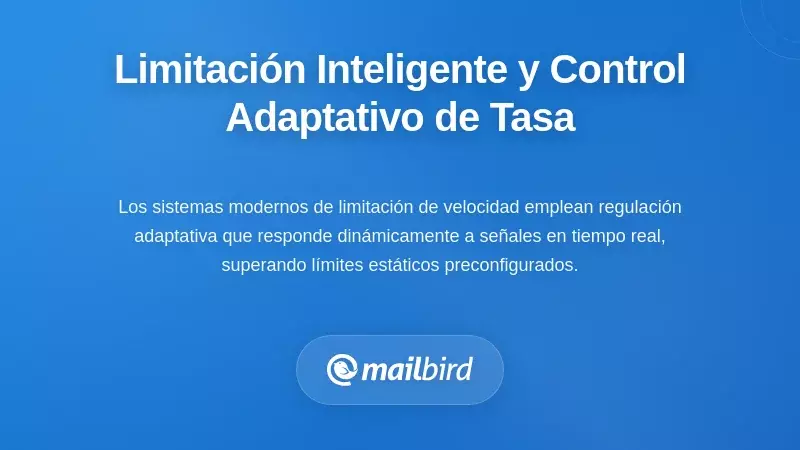 Limitaci&oacute;n de velocidad inteligente y mecanismos de estrangulamiento adaptativo