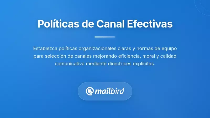 Equipo implementando pol&iacute;ticas de canales de comunicaci&oacute;n con directrices de flujo de trabajo para tel&eacute;fono y correo electr&oacute;nico