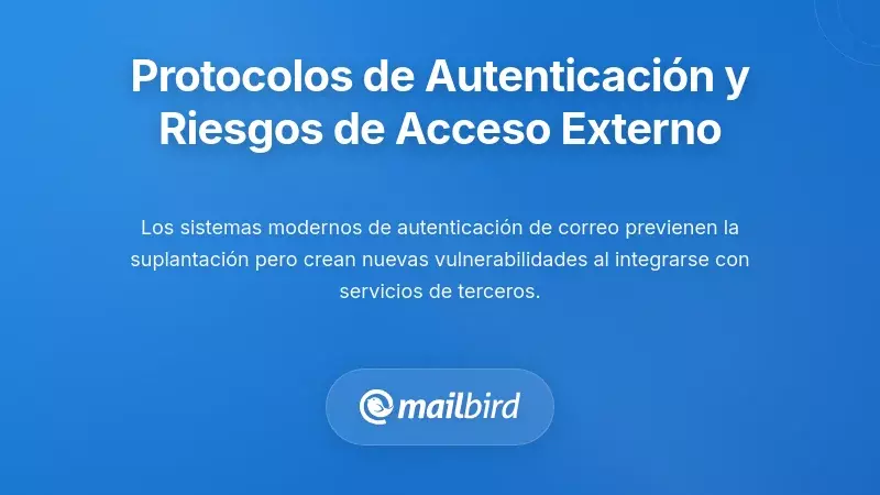 Protocolos de Autenticaci&oacute;n y Riesgos de Acceso de Terceros