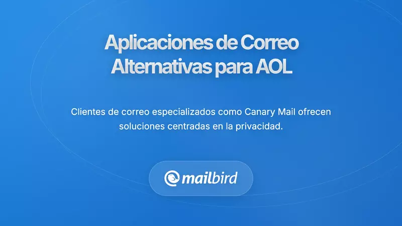 Comparaci&oacute;n de clientes de correo electr&oacute;nico de terceros para AOL Mail en Mac, incluidas caracter&iacute;sticas e interfaces