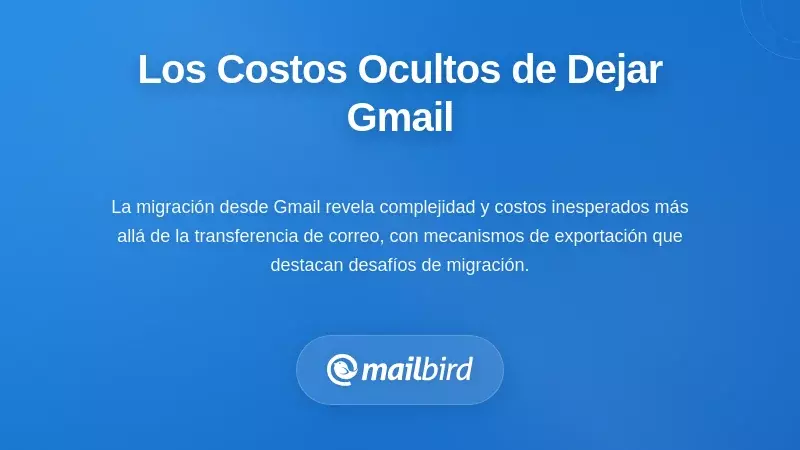 Profesional de negocios analizando los costos ocultos de migrar desde Gmail en un portátil