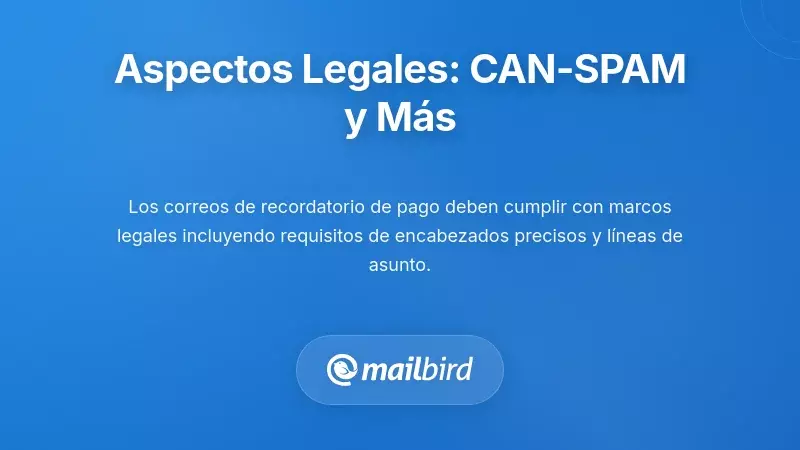 Consideraciones Legales y Regulatorias: CAN-SPAM y M&aacute;s