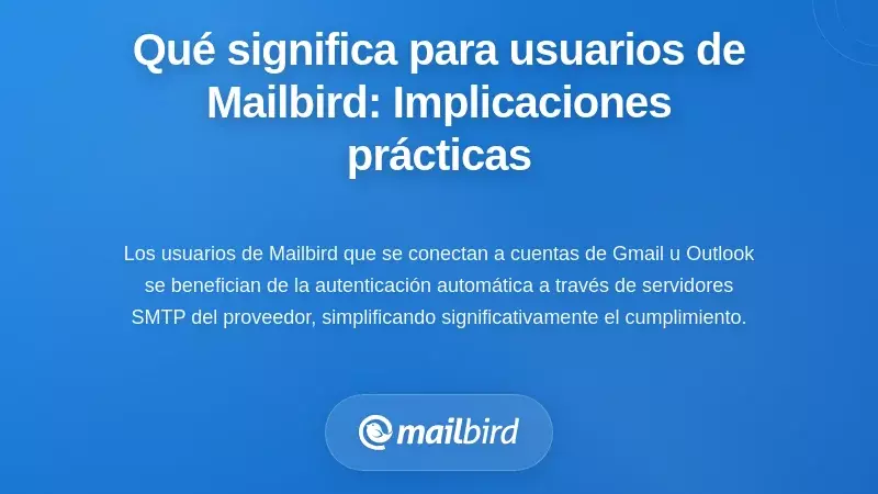 Qué significa esto para los usuarios de Mailbird: implicaciones prácticas