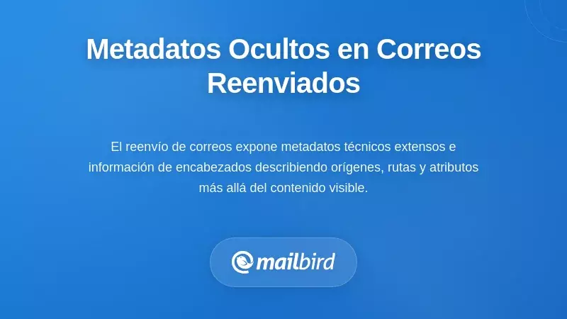 Metadatos Ocultos e Informaci&oacute;n T&eacute;cnica en Correos Reenviados