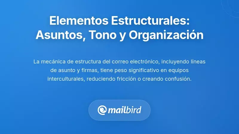 Elementos Estructurales: Líneas de Asunto, Tono y Organización del Correo Electrónico