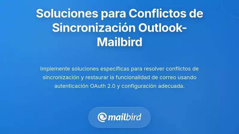 Soluciones Comprobadas para los Conflictos de Sincronización entre Outlook y Mailbird