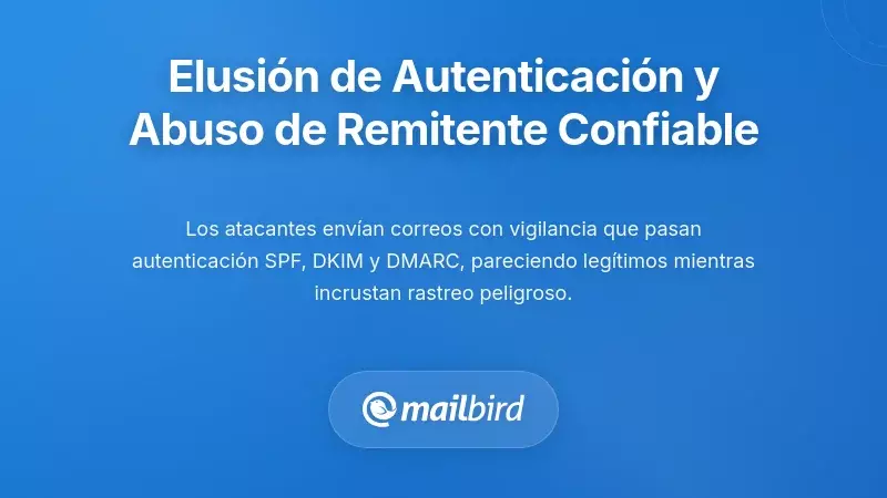 Evasión de autenticación de correo electrónico que permite mensajes de vigilancia a través de sistemas de verificación de remitentes confiables