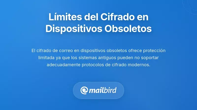 Ordenador antiguo mostrando vulnerabilidades y debilidades de seguridad en la encriptaci&oacute;n del correo