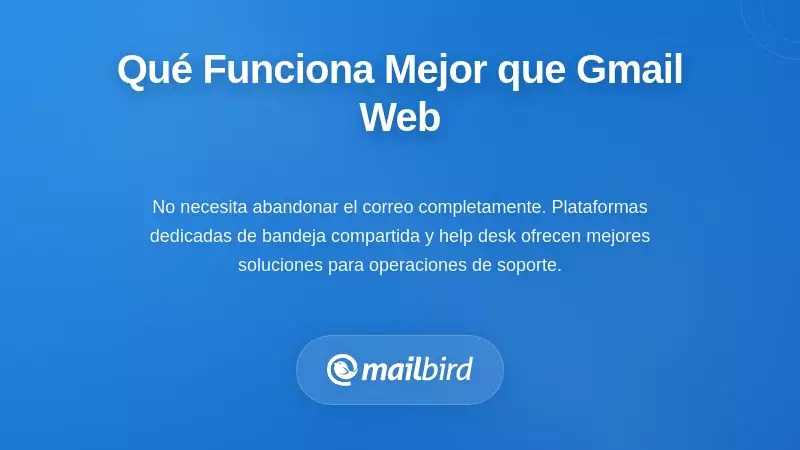 Qué Funciona Realmente Mejor que la Interfaz Web de Gmail