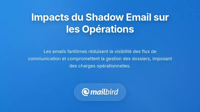 Graphique montrant les co&ucirc;ts op&eacute;rationnels et l'impact commercial de l'utilisation non autoris&eacute;e du courrier &eacute;lectronique sombra