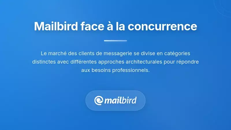 Paysage concurrentiel : comment Mailbird se compare aux alternatives