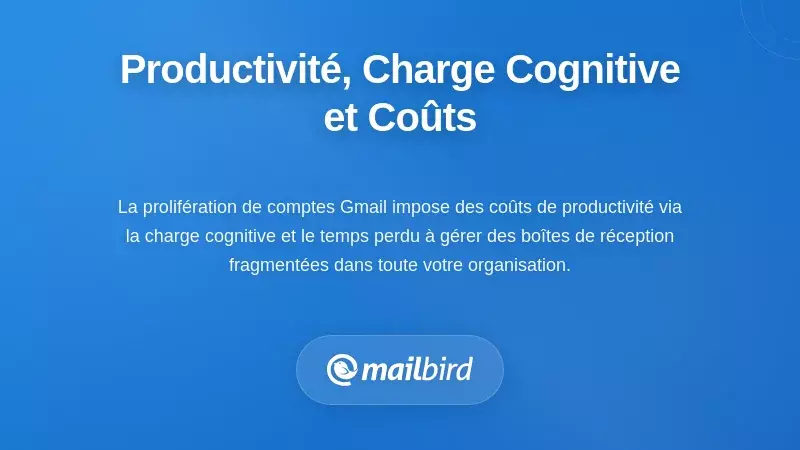 Productivité, charge cognitive et coûts opérationnels