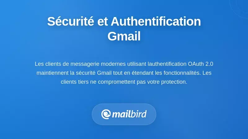 Sécurité et authentification : Maintenir la couche de protection de Gmail