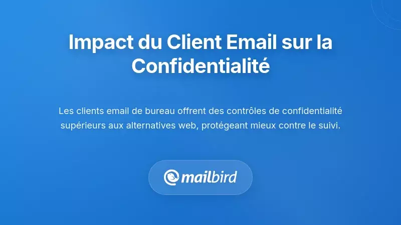 Comment le choix du client e-mail affecte la confidentialit&eacute; des e-mails de confirmation