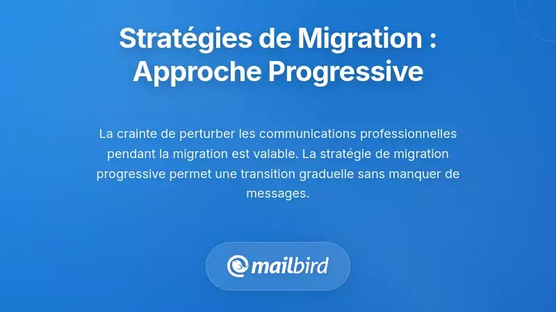 Stratégies de migration pratiques : une approche par étapes pour la transition