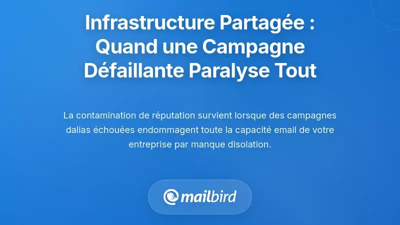 La catastrophe de l'infrastructure partagée : comment une campagne ratée paralyse toute votre organisation