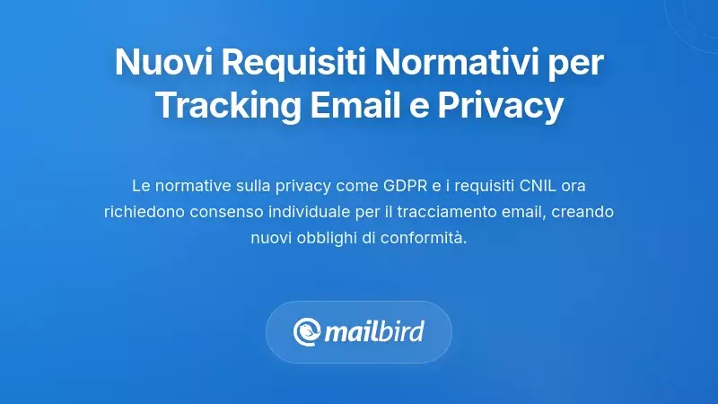 Nuovi requisiti normativi per il tracciamento delle email e la privacy