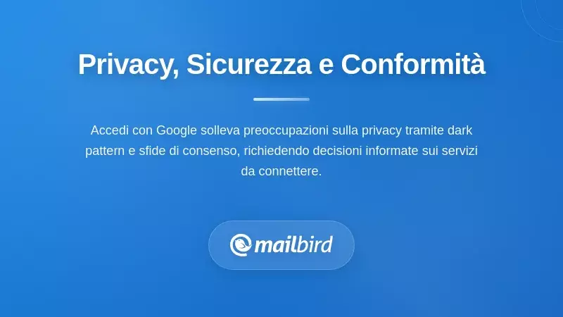 Interfaccia delle impostazioni di privacy e sicurezza per l'accesso con Google che mostra le autorizzazioni OAuth e i controlli di accesso ai dati