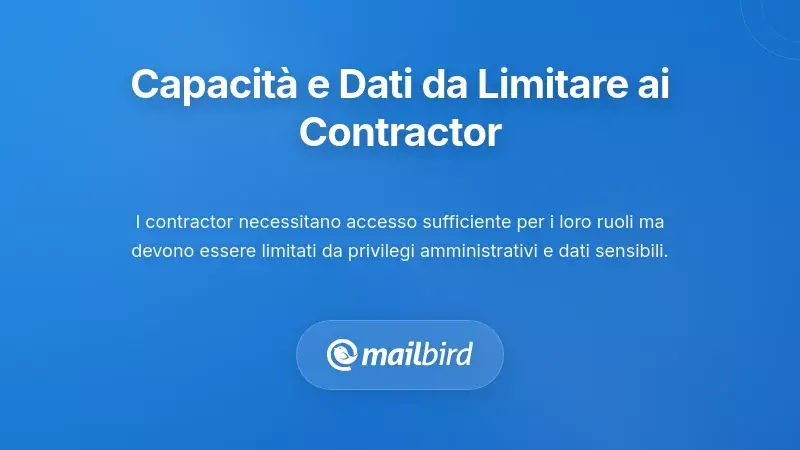 Quali Capacità e Dati Dovresti Trattenere dai Contrattisti
