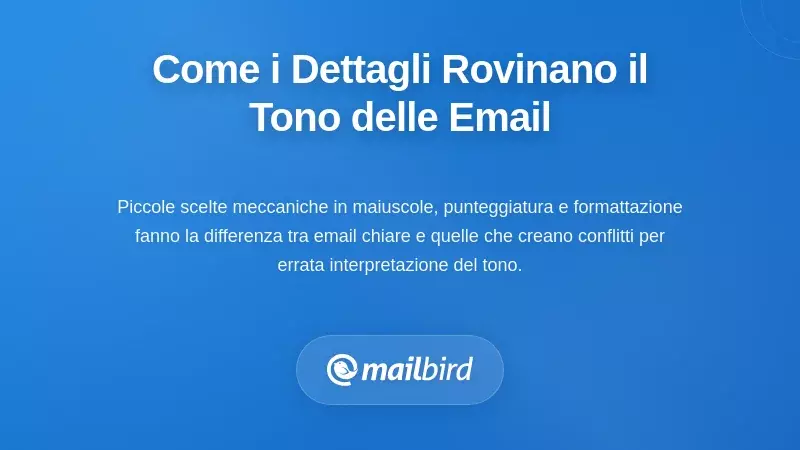 Primo piano dei dettagli di un'email che causano fraintendimento del tono nei messaggi