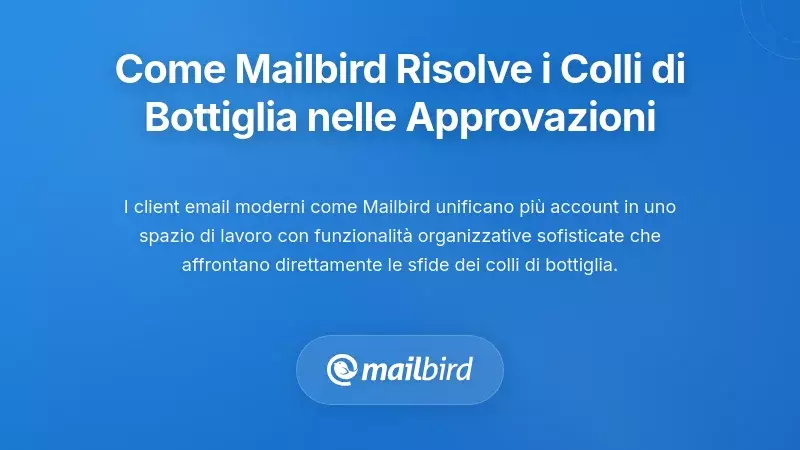 Come Mailbird Affronta la Sfida del Collo di Bottiglia delle Approvazioni