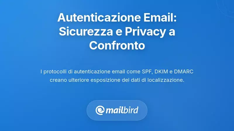 Protocolli di Autenticazione Email e i Loro Compromessi tra Sicurezza e Privacy