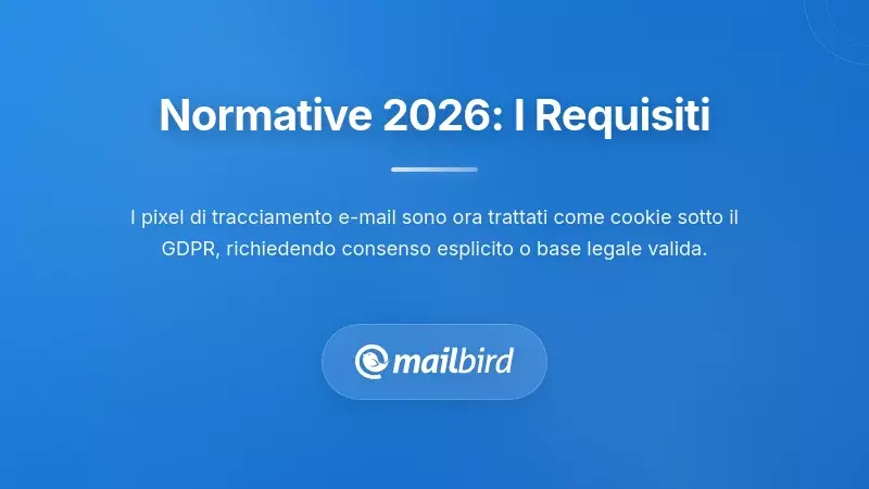 Grafico delle normative sul tracciamento delle email e requisiti di conformit&agrave; per il panorama legale del 2026