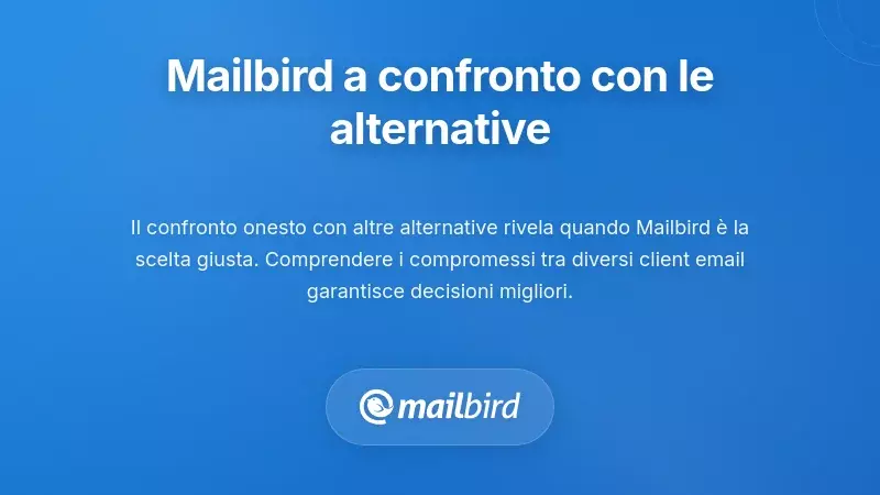 Come Mailbird si Confronta con Altre Alternative Leader