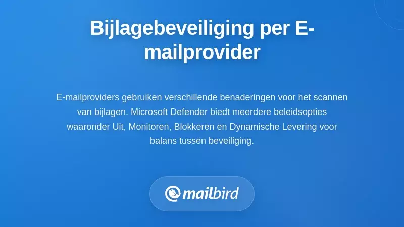 Hoe Verschillende E-mailproviders de Beveiliging van Bijlagen Aanpakken