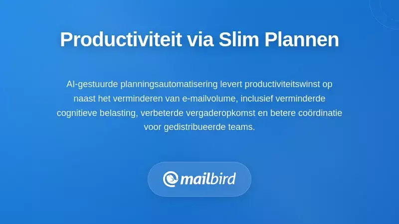De Werkelijke Productiviteitsimpact van Intelligente Planning