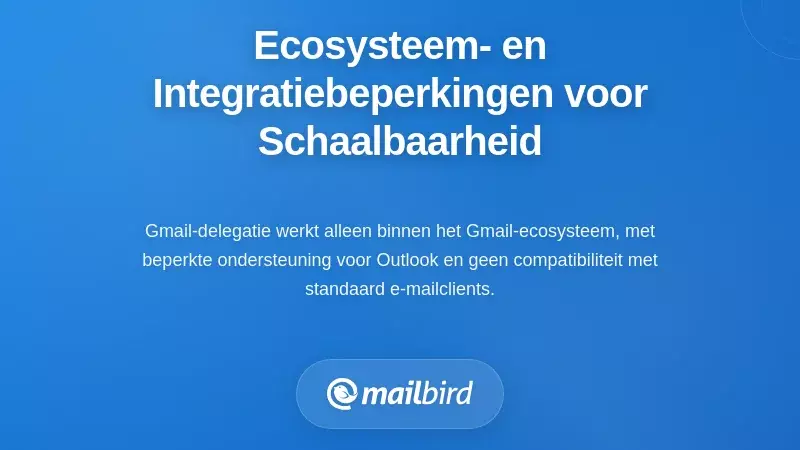 Beperkingen van het ecosysteem en integraties die schaalbaarheid beperken