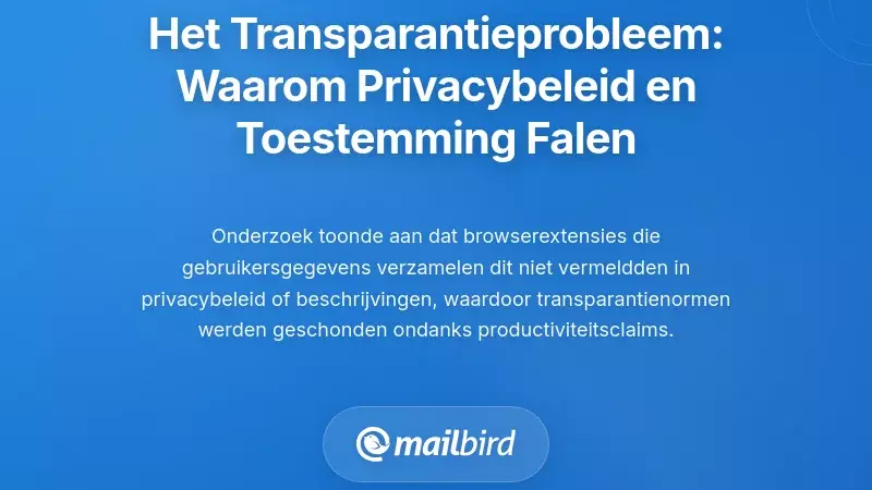 Het Transparantieprobleem: Waarom Privacybeleid en Toestemmingsmechanismen Failliet Gaan