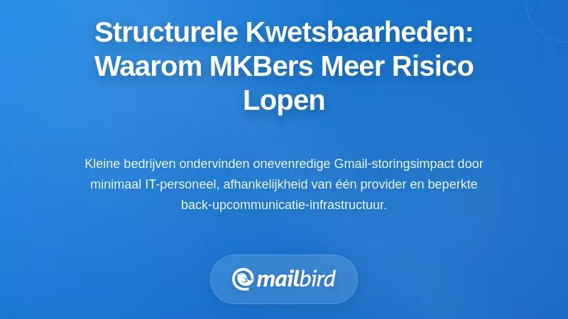 Structurele kwetsbaarheden: waarom kleine bedrijven meer blootstaan