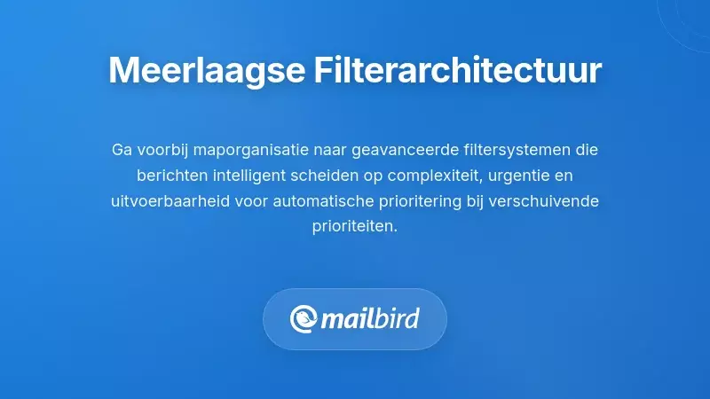 Meervoudig e-mailfiltersysteem dat urgente berichten scheidt van routinematige communicatie